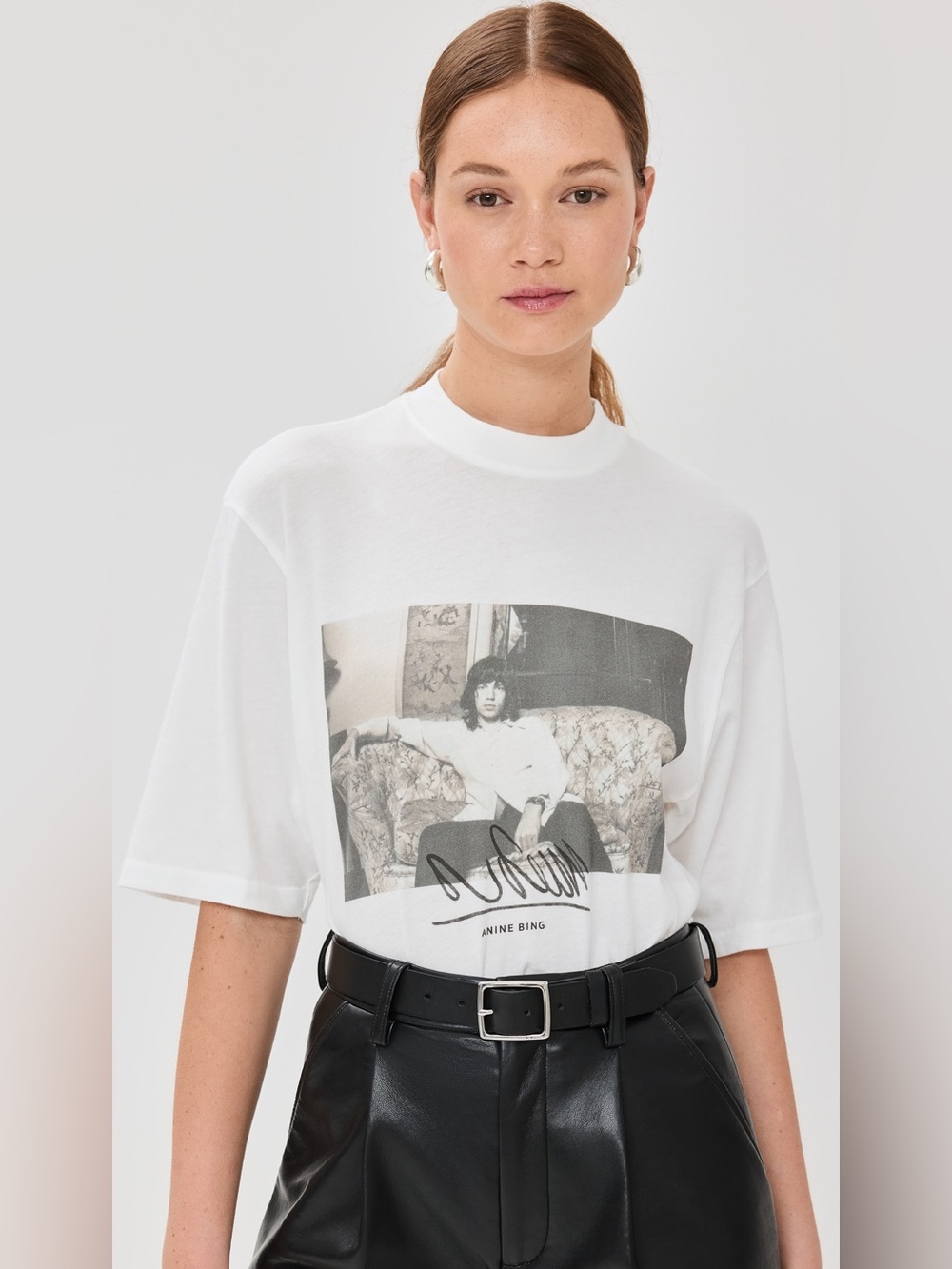 ANINE BING Mick Jagger T Shirt